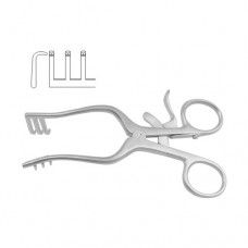 Weitlaner-Wullstein Self Retaining Retractor 3 x 3 Blunt Prongs Stainless Steel, 13 cm - 5"